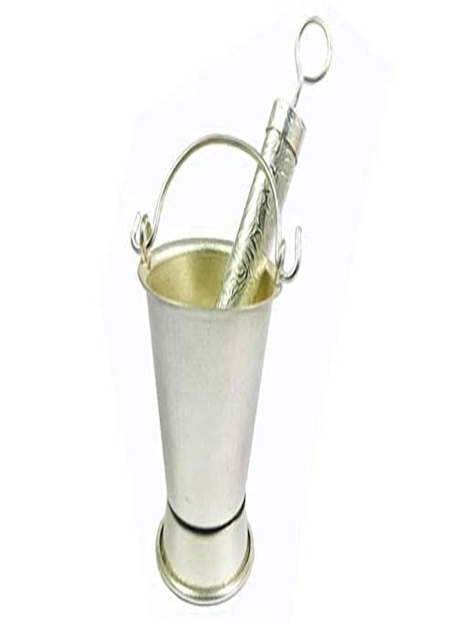 Evisha دلو مسدس الماء Evisha الفضي أو الذهبي Pichkari Laddu Gopal Pichkari | كريشنا كانها هولي بالتي هولي مهرجان بنين بنات - Image 1